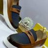 Timberland white sole leather shoe - brown