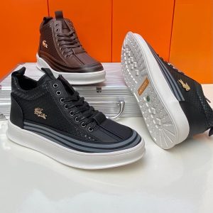 Lacoste Ankle Lace up Shoe - Black