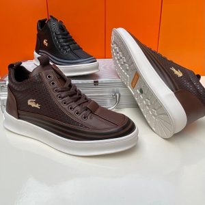 Lacoste Ankle Lace up Shoe - Brown